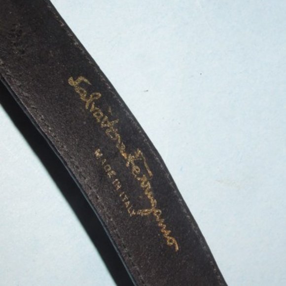 Salvatore Ferragamo Black 'Gancini' Vintage - Picture 5 of 8